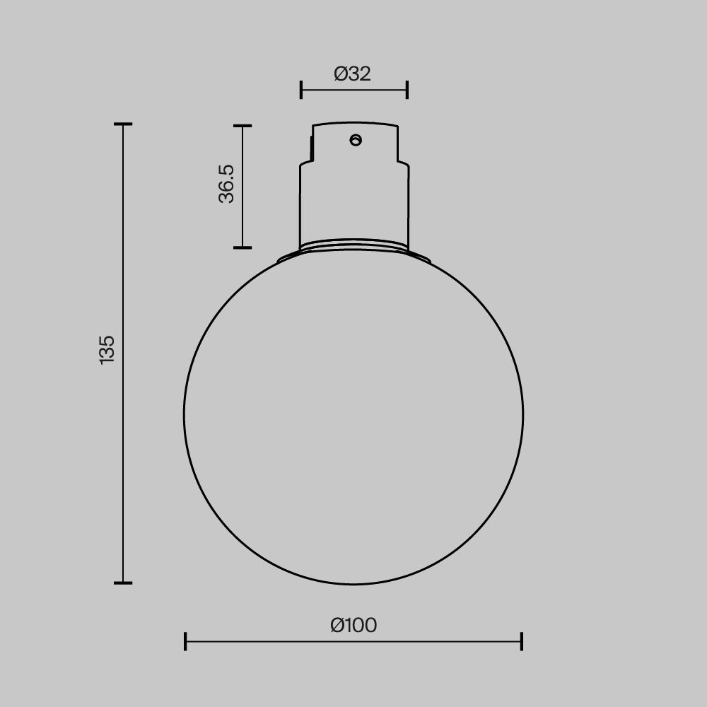 Трековый светильник Maytoni TR171-1-5W3K-WB
