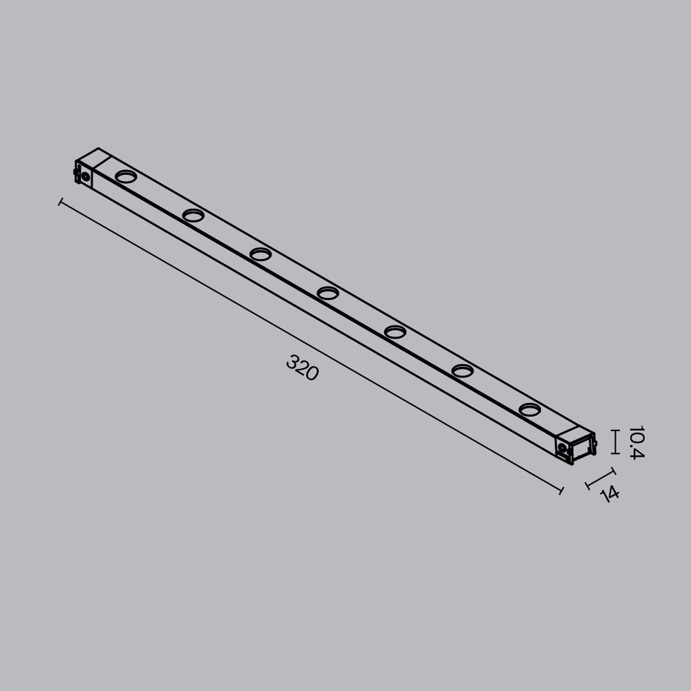 Трековый светильник Maytoni TR174-1-12WTW-M-B