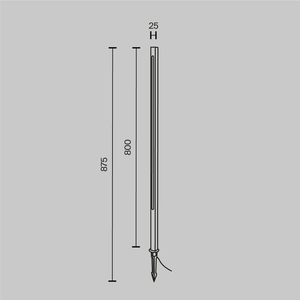 Ландшафтный светильник Maytoni O440FL-L12GF3K