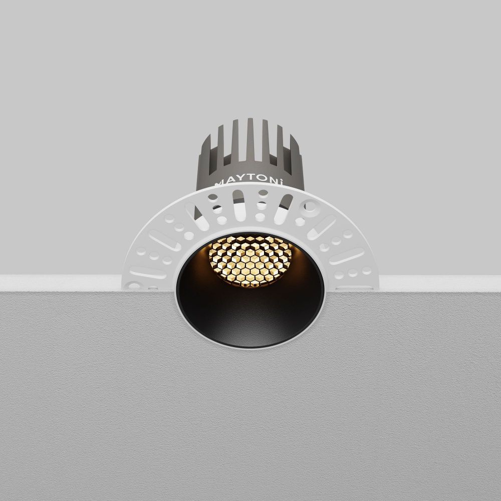 Встраиваемый светильник Maytoni DL124-10W-2.7K-TRS-B