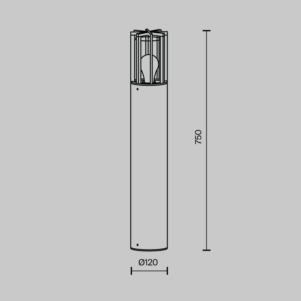 Ландшафтный светильник Maytoni O453FL-01GF