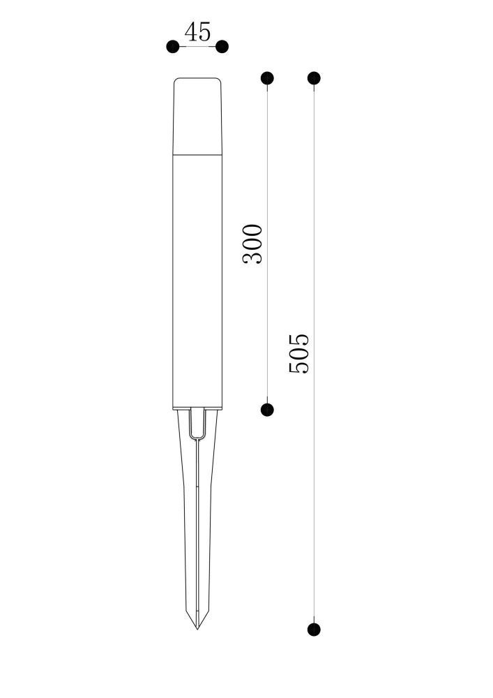 Ландшафтный светильник Maytoni O416FL-L3B3K1