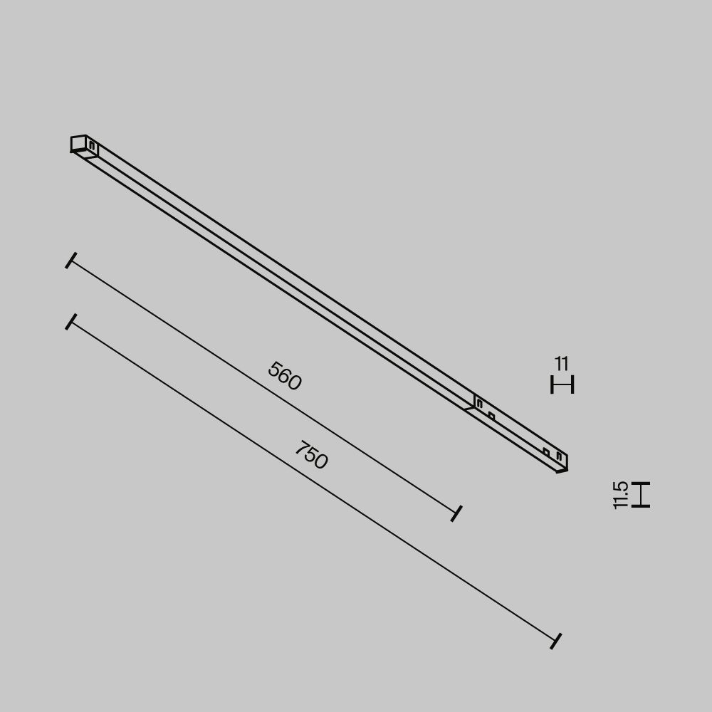 Трековый светильник Maytoni TR240-4-12WTW-DD2-B