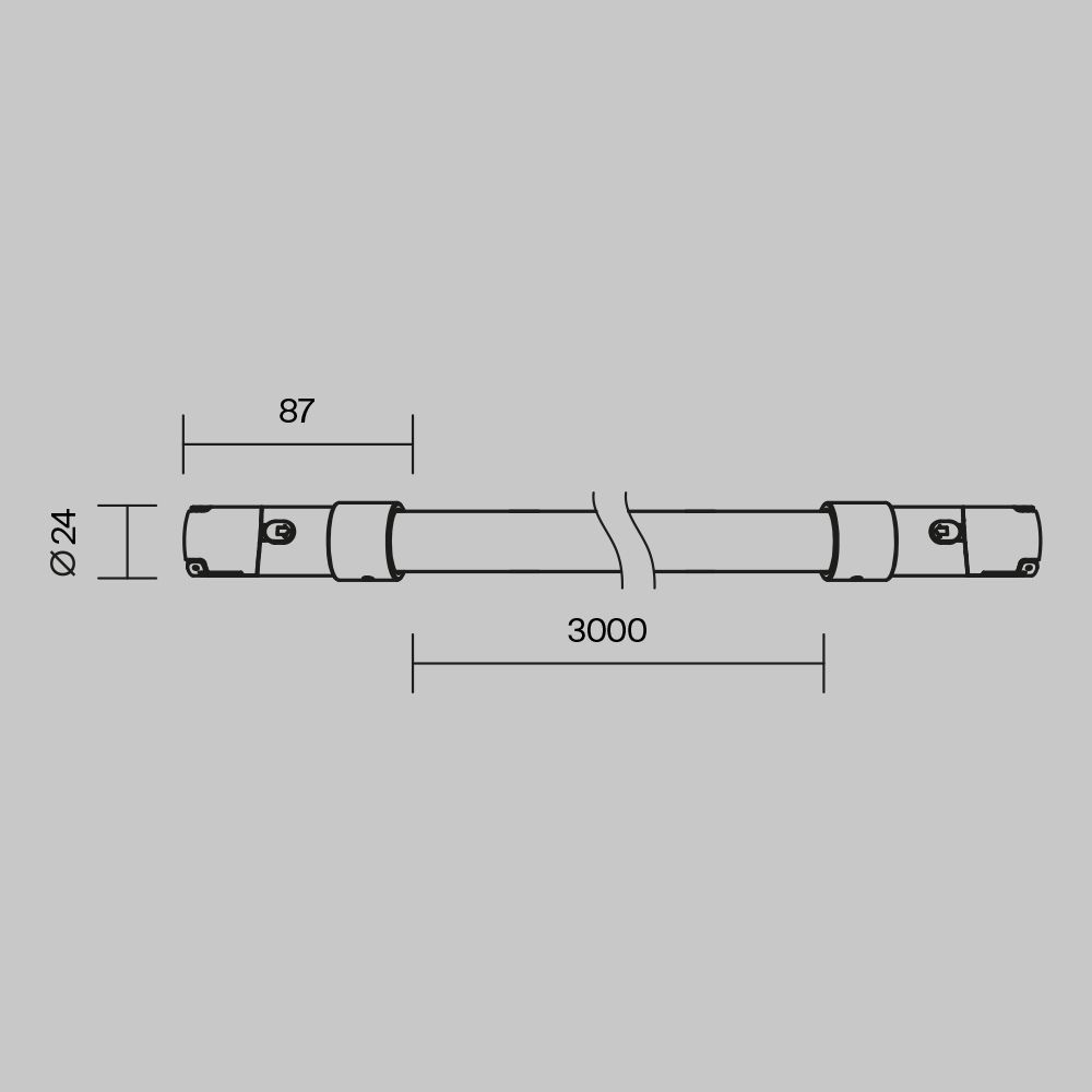 Трековый светильник Maytoni TR209-1-48W3K-B