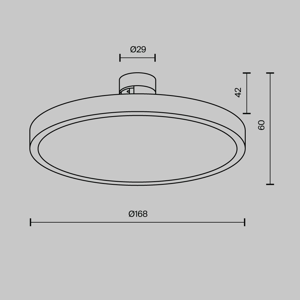 Трековый светильник Maytoni TR153-1-10W3K-B