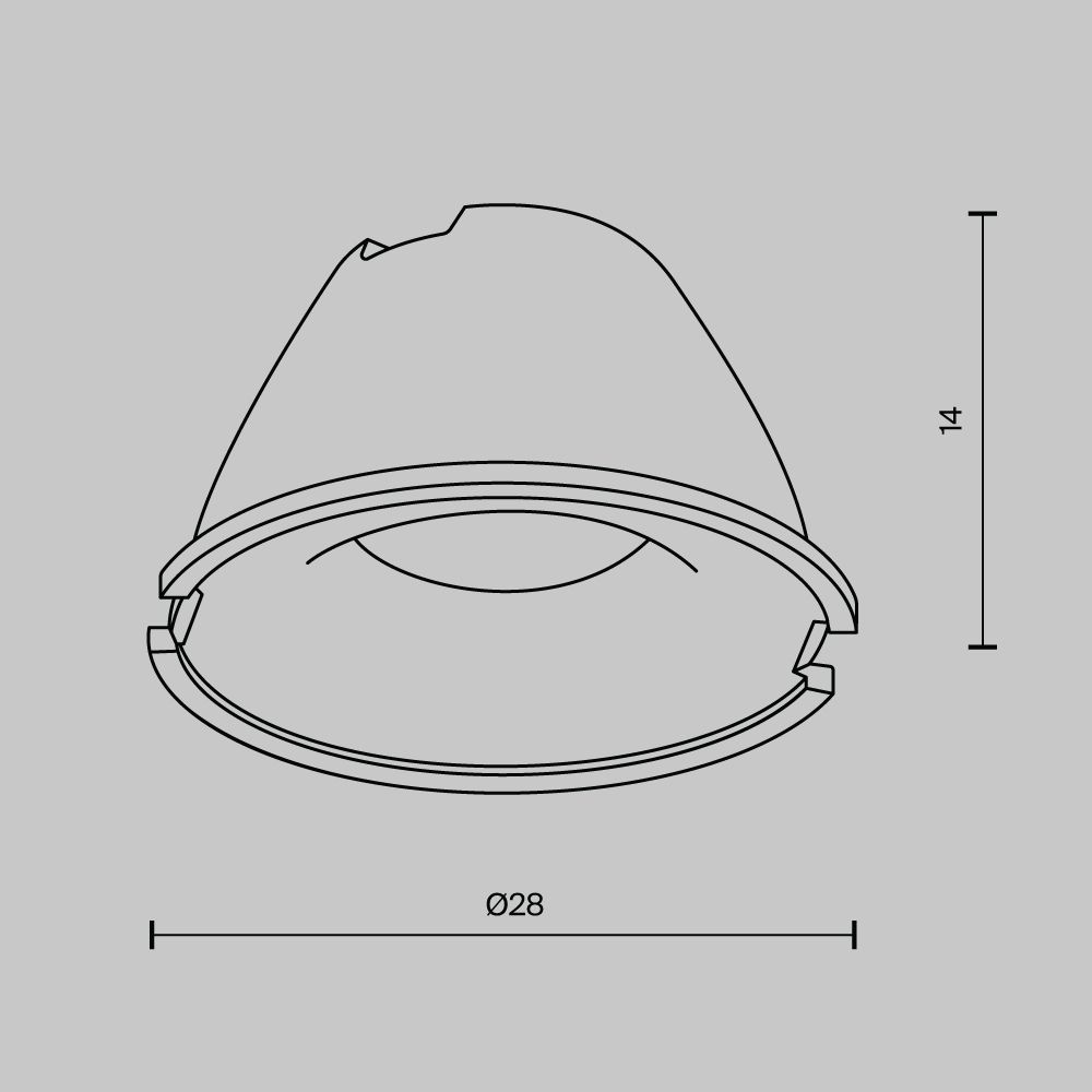 Линза для серии Alfa LED 15°