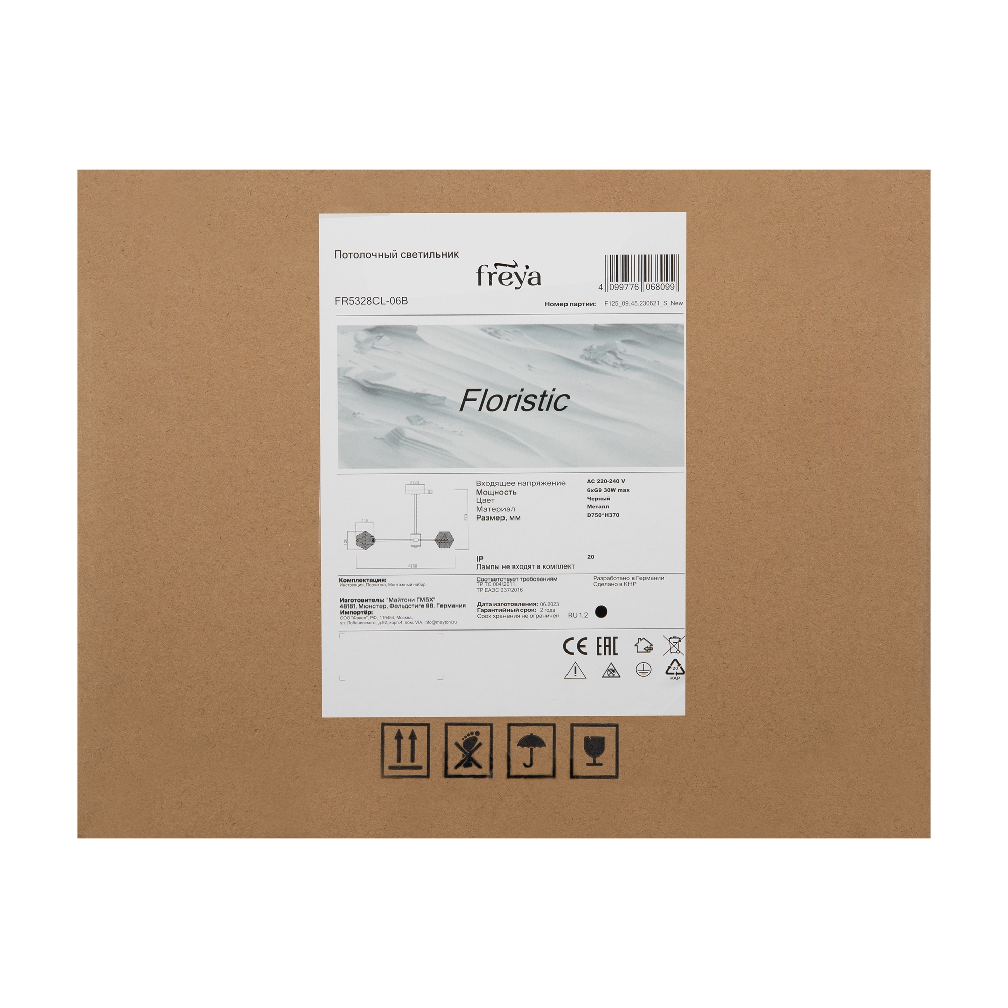 Люстра Freya FR5328CL-06B