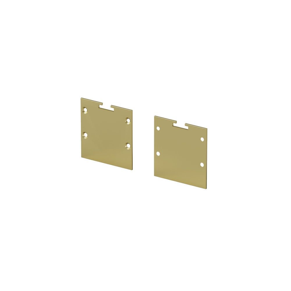 Комплект заглушек (для профиля 35x35) 2 шт., ALM-3535BT-BR-EC 642039