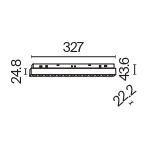 Трековый светильник Maytoni TR031-4-18WTW-DD-B