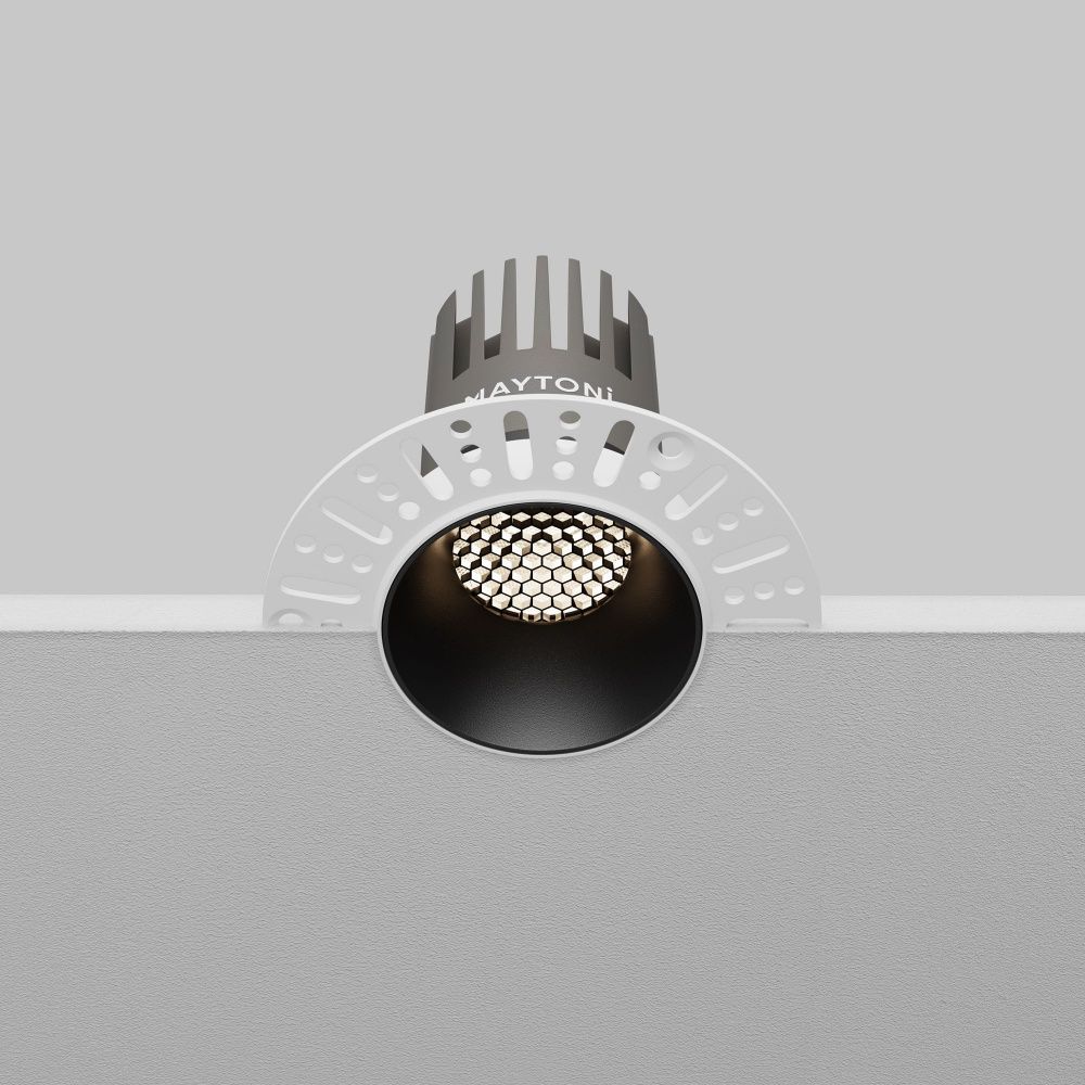Встраиваемый светильник Maytoni DL124-10W-4K-TRS-B