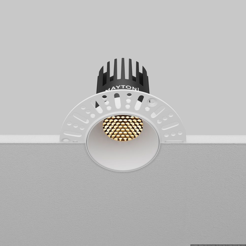 Встраиваемый светильник Maytoni DL119-10W-2.7K-TRS-W