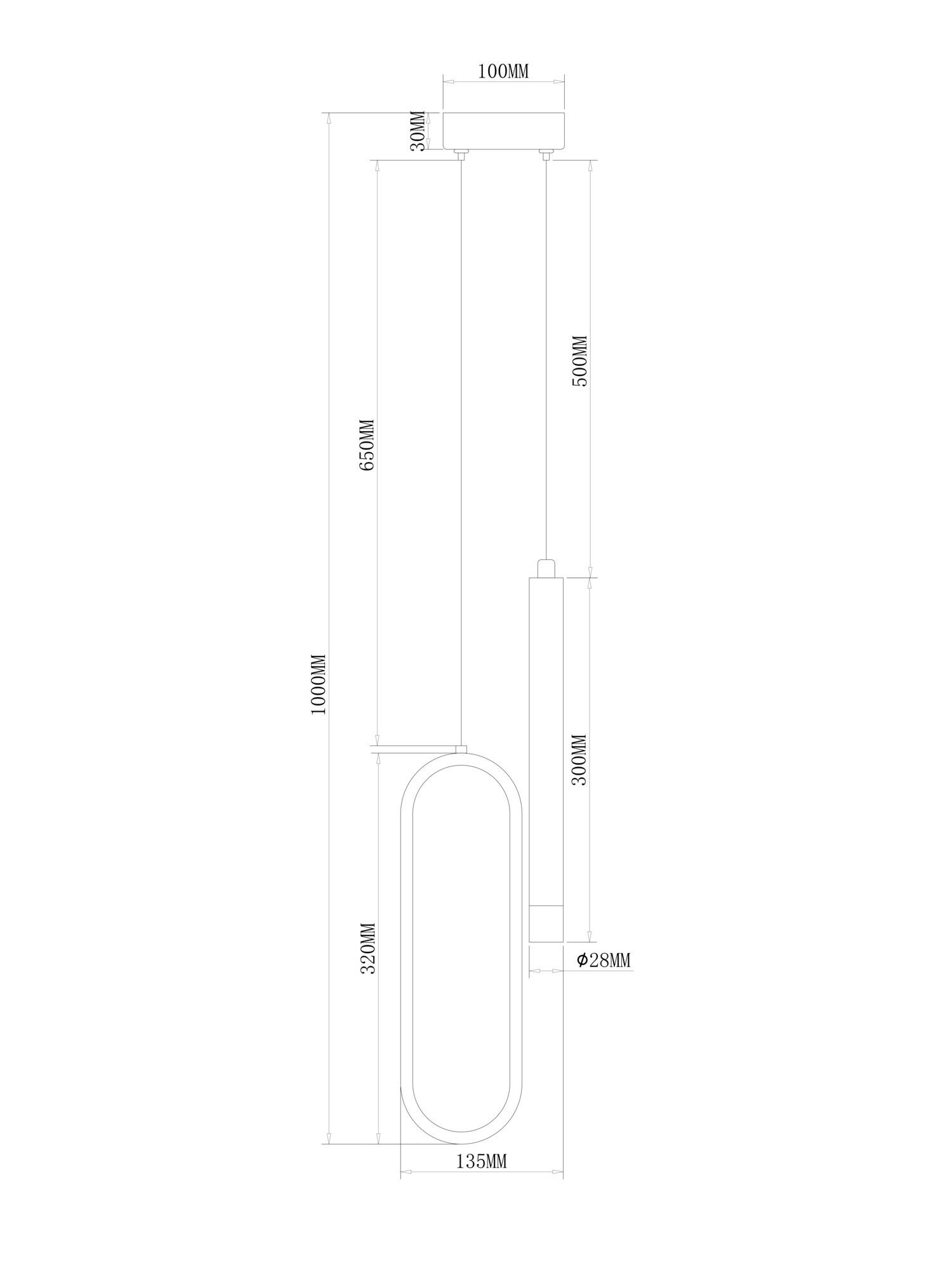 Подвесной светильник Freya FR6082PL-L23B