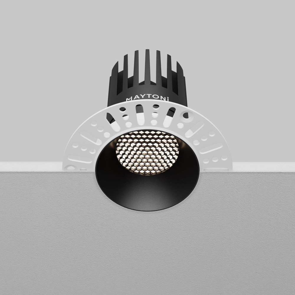 Встраиваемый светильник Maytoni DL121-15W-4K-TRS-B