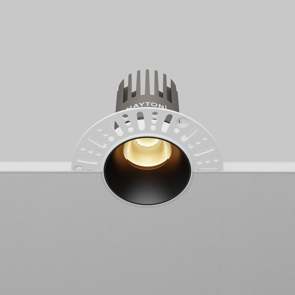 Встраиваемый светильник Maytoni DL124-10W-2.7K-TRS-B