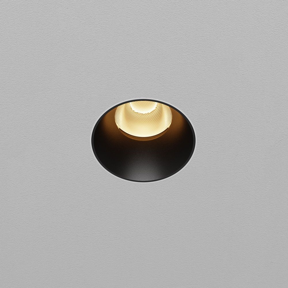 Встраиваемый светильник Maytoni DL124-10W-2.7K-TRS-B
