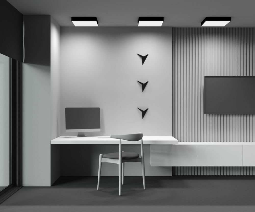 Потолочный светильник Maytoni C032CL-45W3K-SQ-B