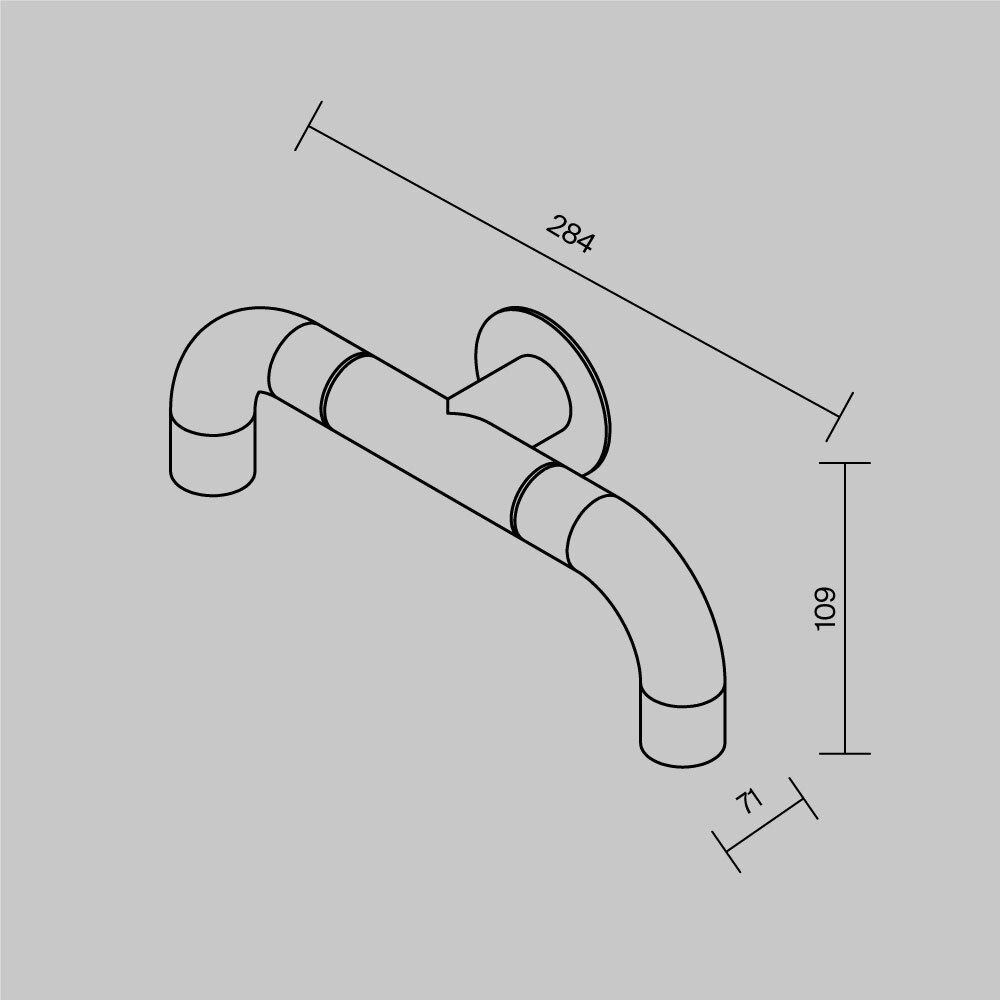Настенный светильник (бра) Maytoni O477WL-L4GF3K