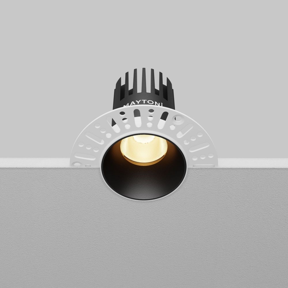 Встраиваемый светильник Maytoni DL119-10W-2.7K-TRS-B
