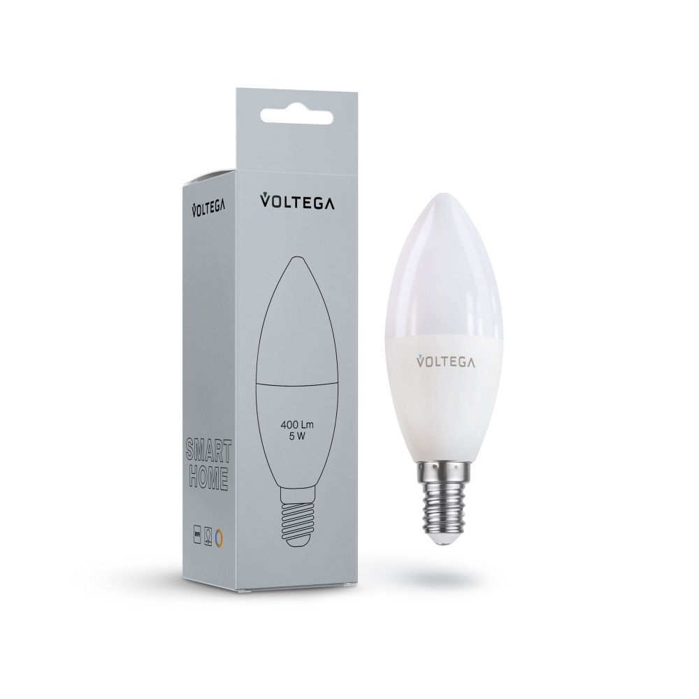 Светодиодная лампа Wi-Fi Candle E14 5W 2700K-6500K MIX DIM 180°