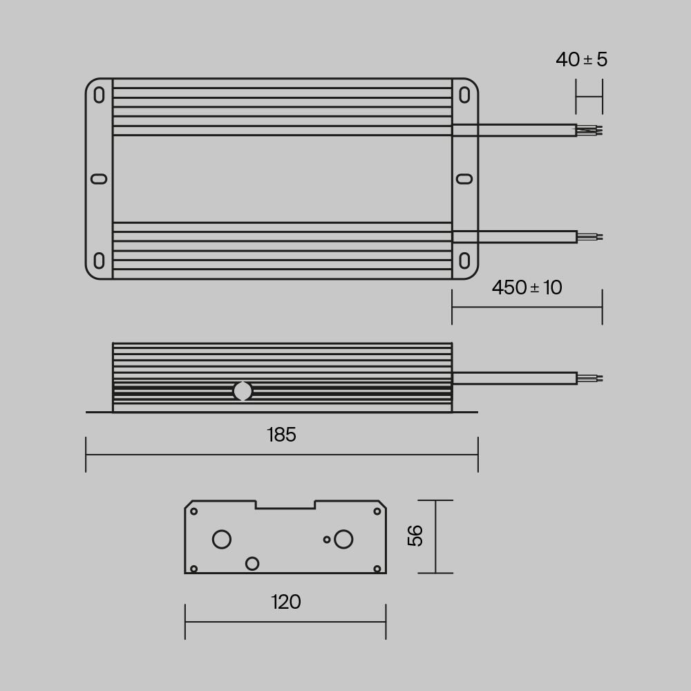 Блок питания Maytoni PSL008-480W-48V-IP67