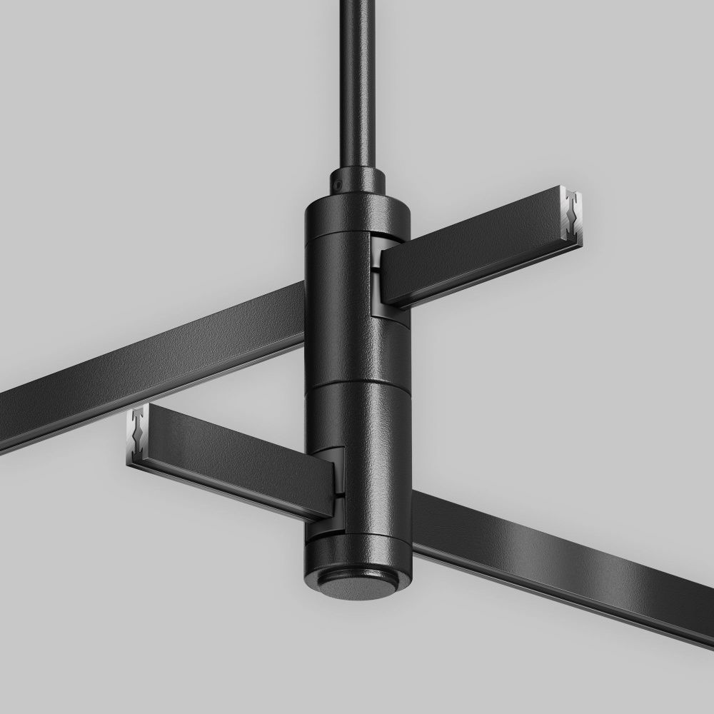 Крепление потолочное Long двойное 700мм Flarity черный