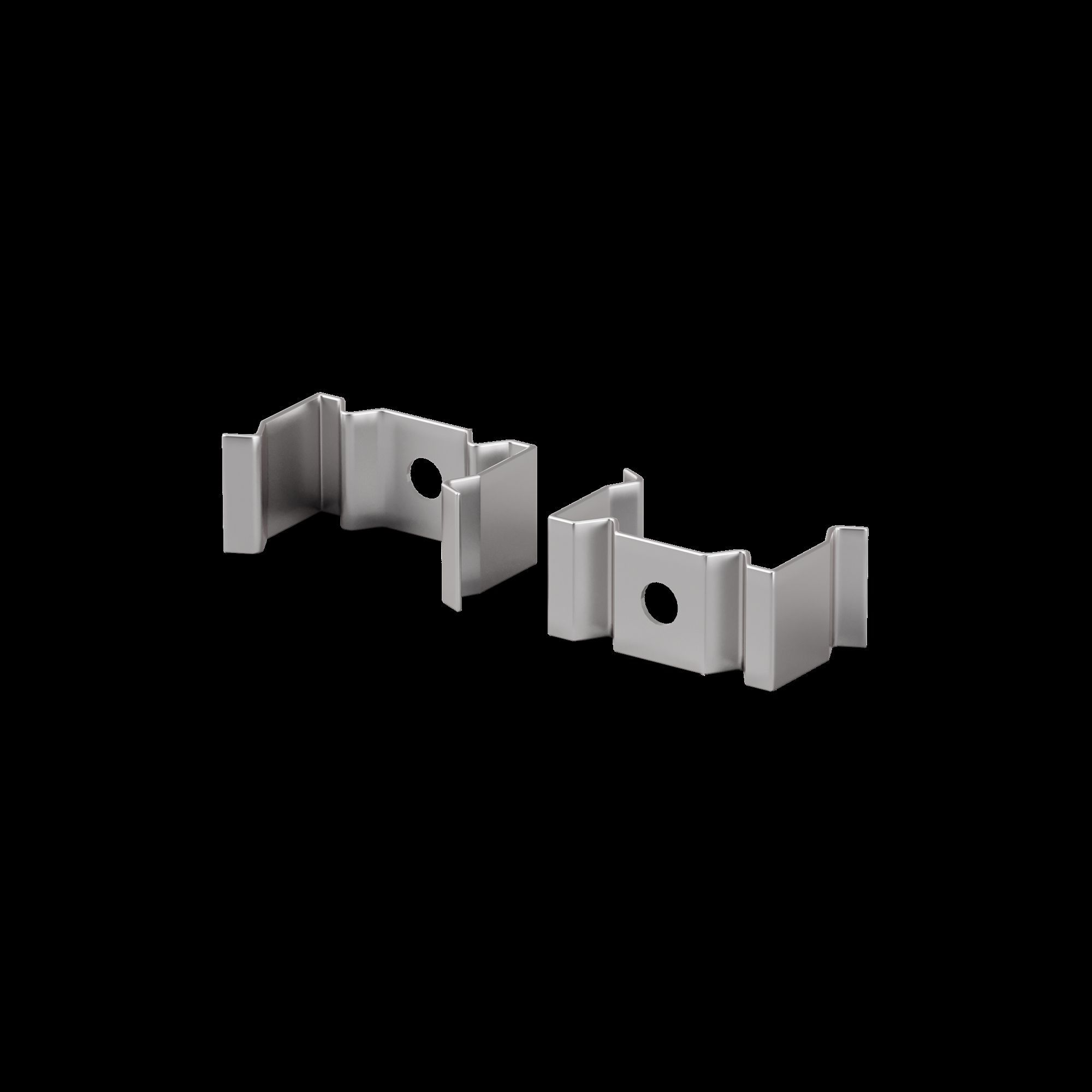 Комплект креплений (для профиля 20x20) 4 шт., ALM-2020B-MT 642078