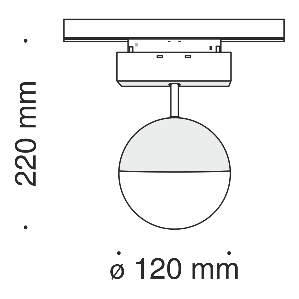Трековый светодиодный светильник Maytoni Track lamps TR017-2-10W3K-B