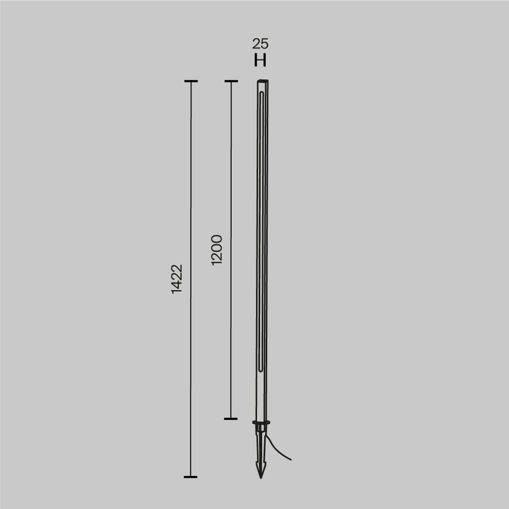 Ландшафтный светильник Maytoni O440FL-L18GF3K