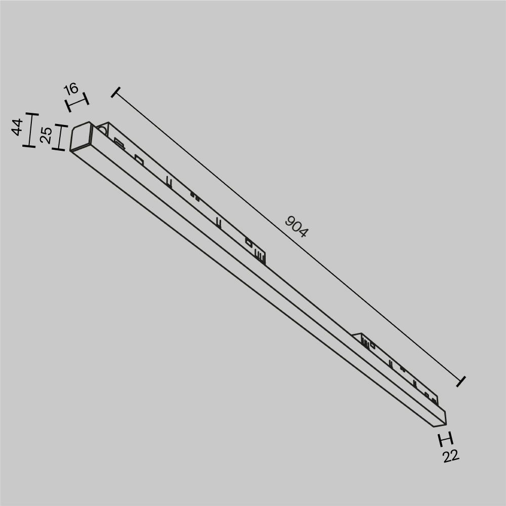 Трековый светильник Maytoni TR030-4-30WTW-DD2-B