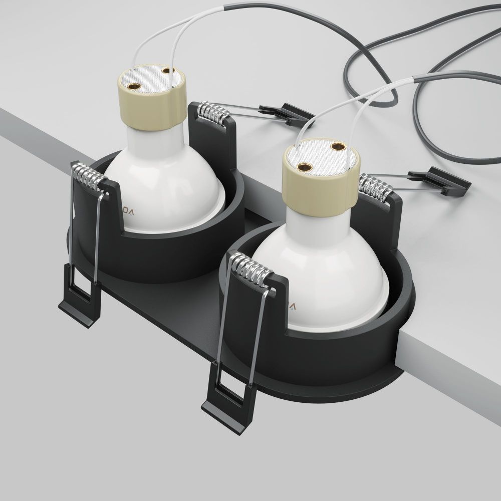 Встраиваемый светильник Maytoni DL126-02-GU10-B