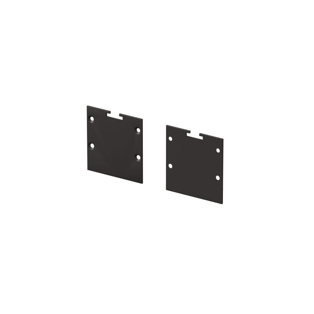 Комплект заглушек (для профиля 35x35) 2 шт., ALM-3535BT-B-EC 642038