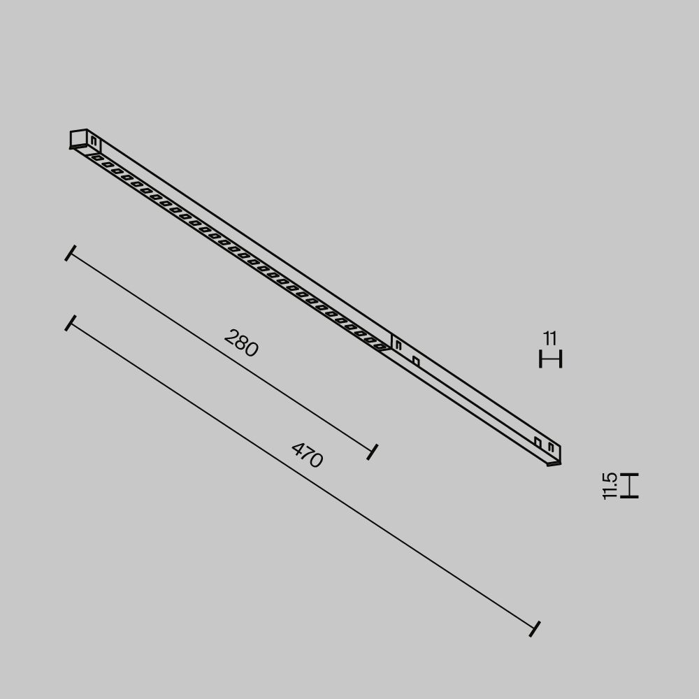 Трековый светильник Maytoni TR241-4-6WTW-DD2-B