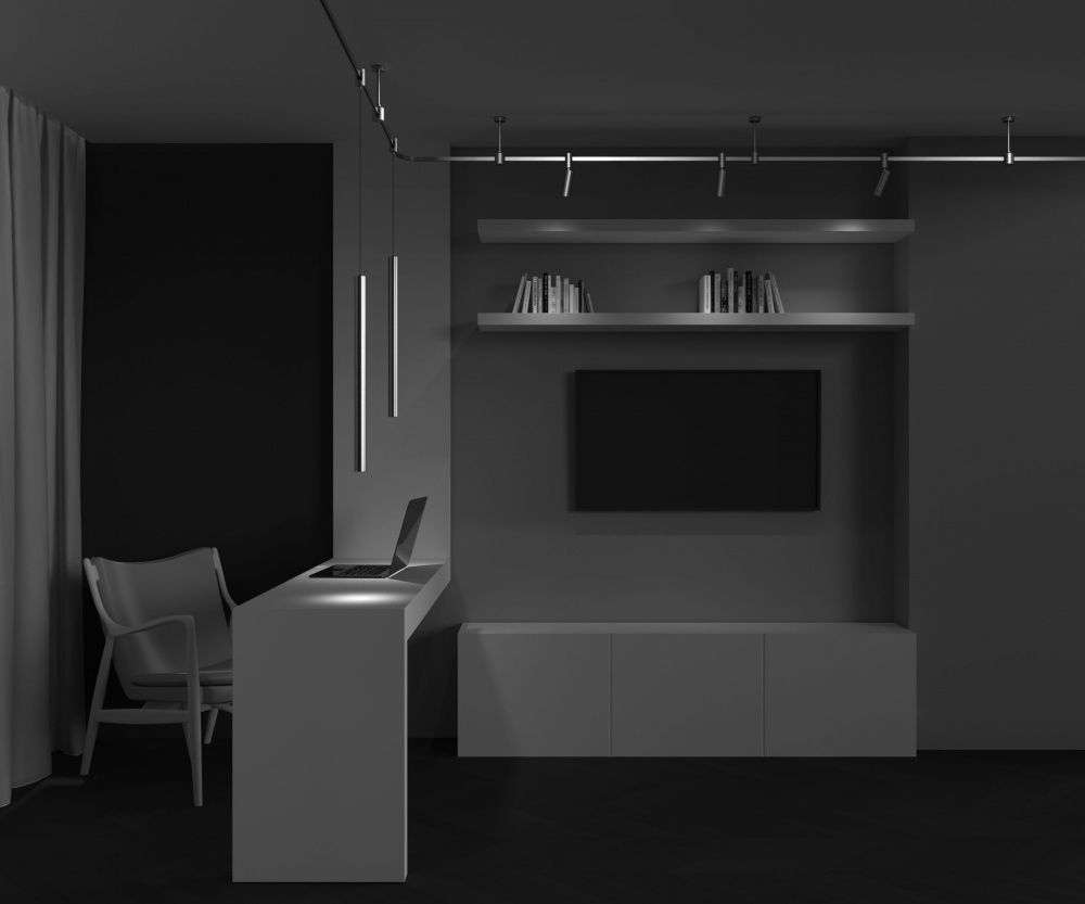 Трековый светильник Maytoni TR156-1-5W4K-BS