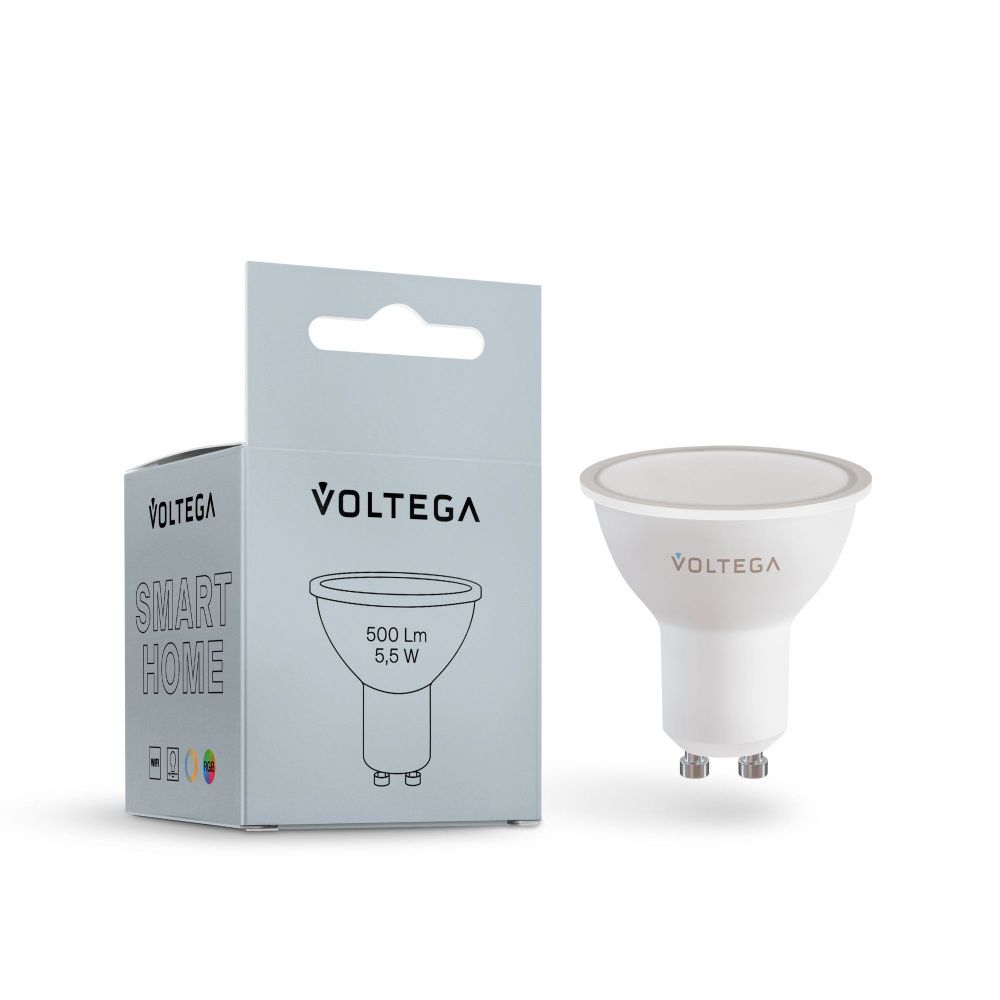 Светодиодная лампа Wi-Fi MR16 GU10 5,5W 2700K-6500K MIX-RGB DIM 110°