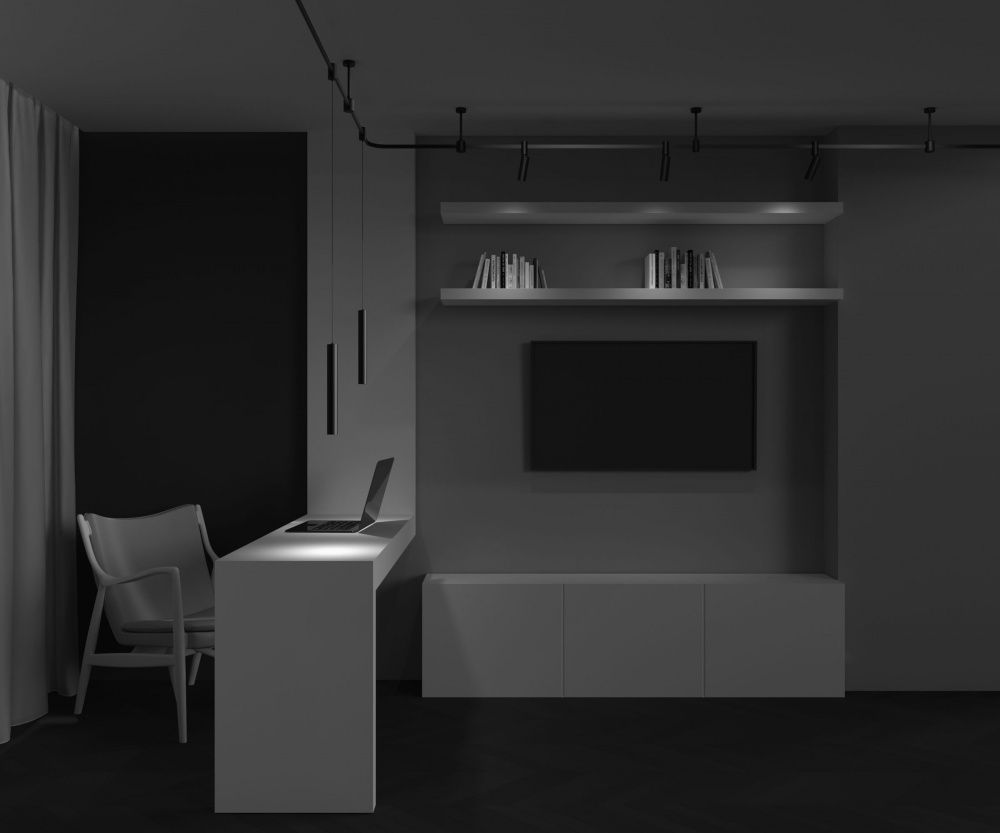 Трековый светильник Maytoni TR155-1-5W4K-B