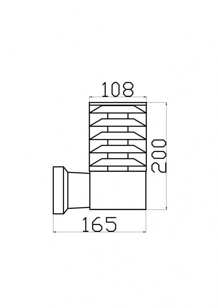 Настенный светильник (бра) Maytoni O576WL-01GR