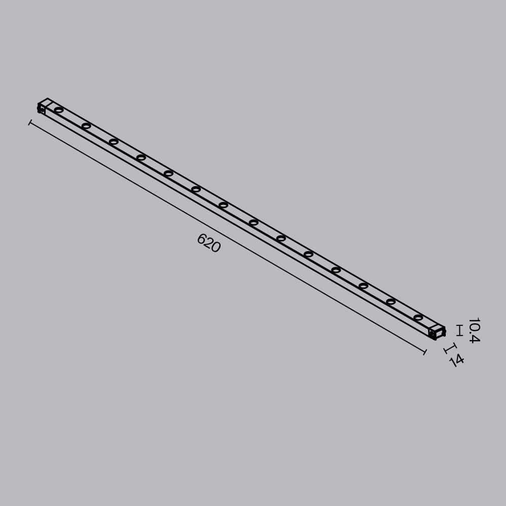 Трековый светильник Maytoni TR174-1-24WTW-M-B