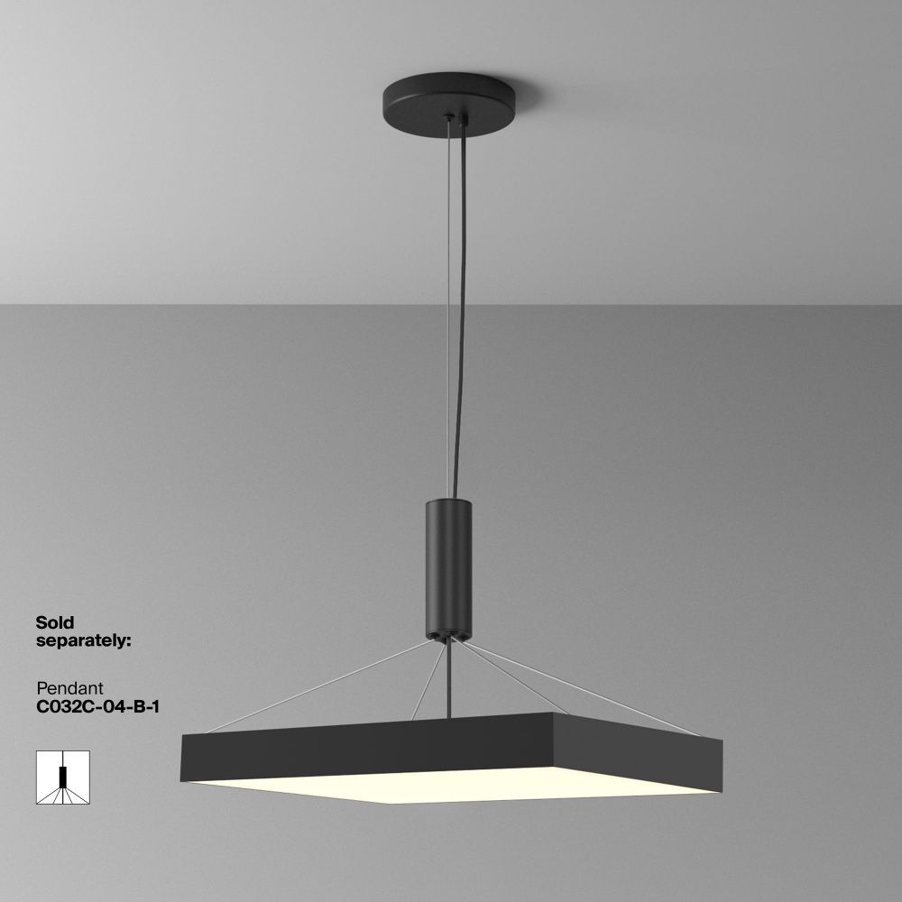 Потолочный светильник Maytoni C032CL-90W3K-SQ-B
