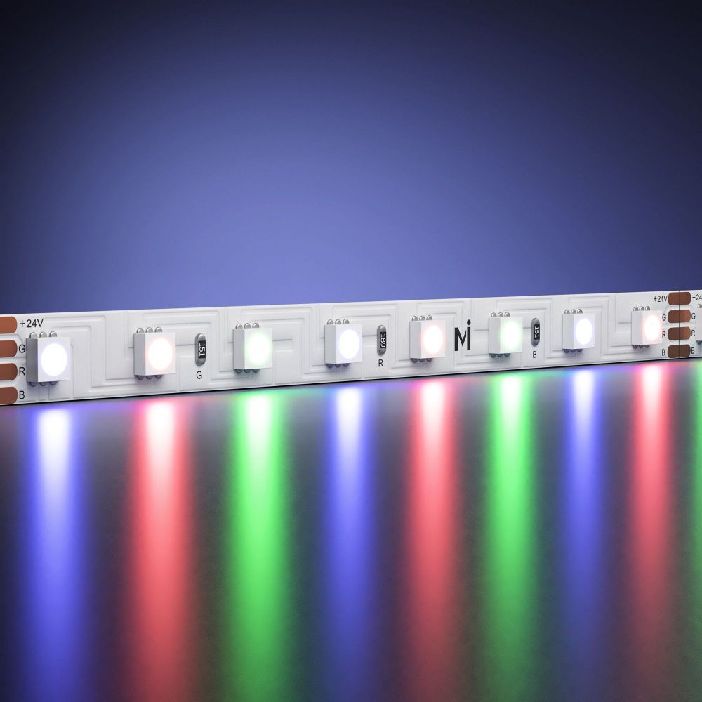Светодиодная лента Ultra 24В 3838 8Вт/м RGB 5м IP 20 201130