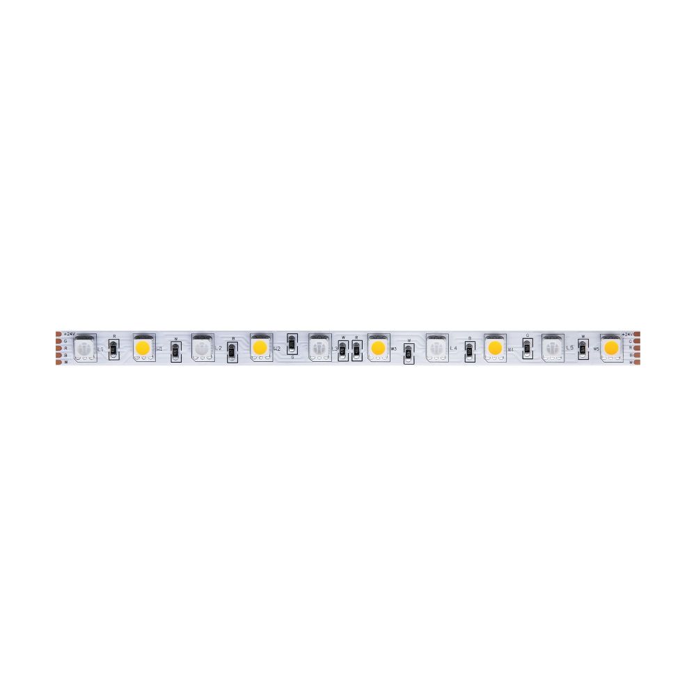 Светодиодная лента 24В 5050 14,4Вт/м RGB+W 3000K 5м IP20