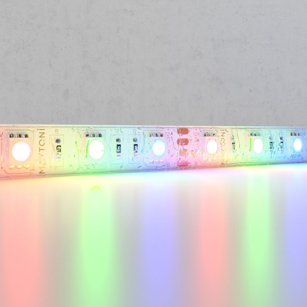 Светодиодная лента 12В 5050 14,4Вт/м RGB 5м IP65