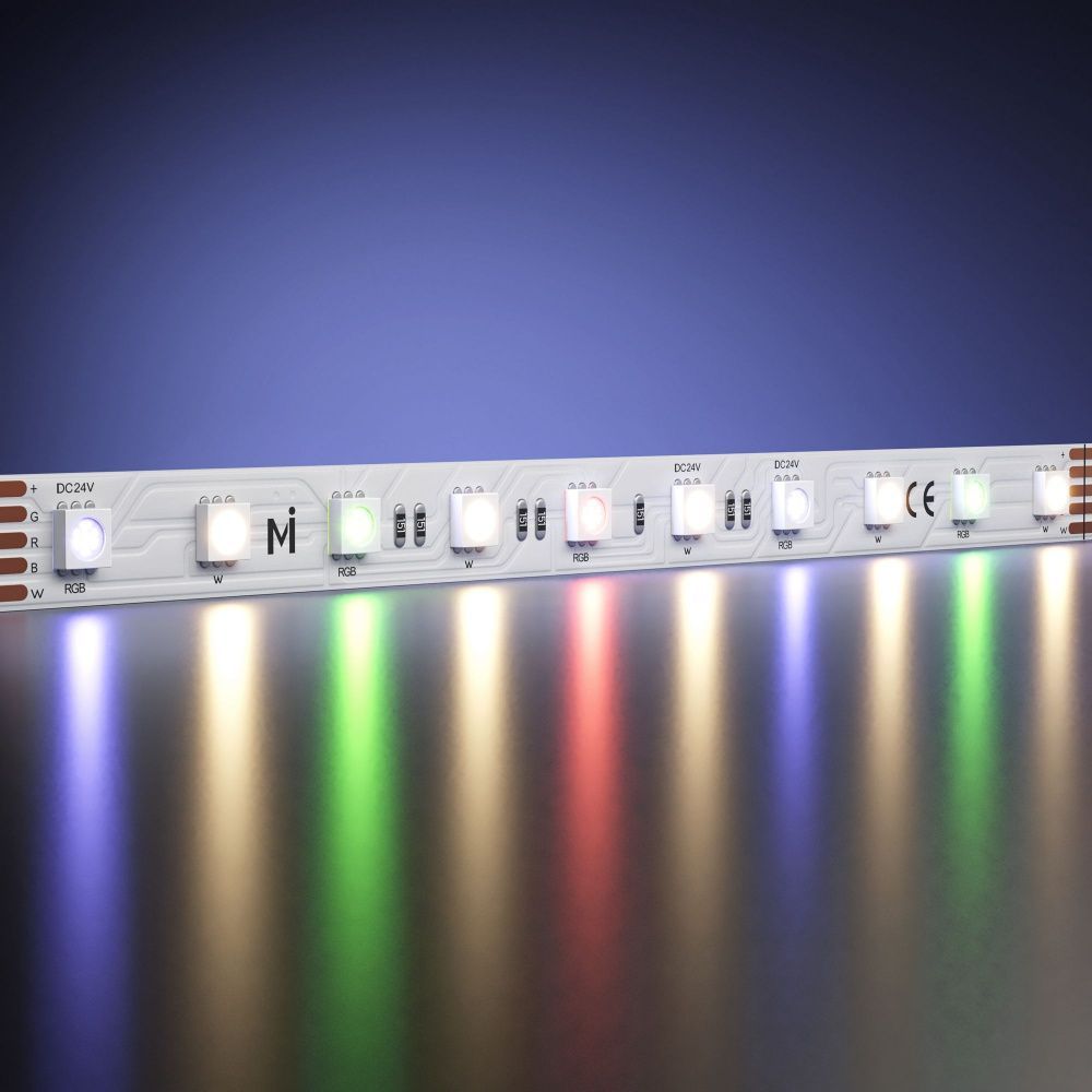 Светодиодная лента   Ultra 24В 5050 14,4Вт/м RGB+W 3000К 5м IP 20 201132