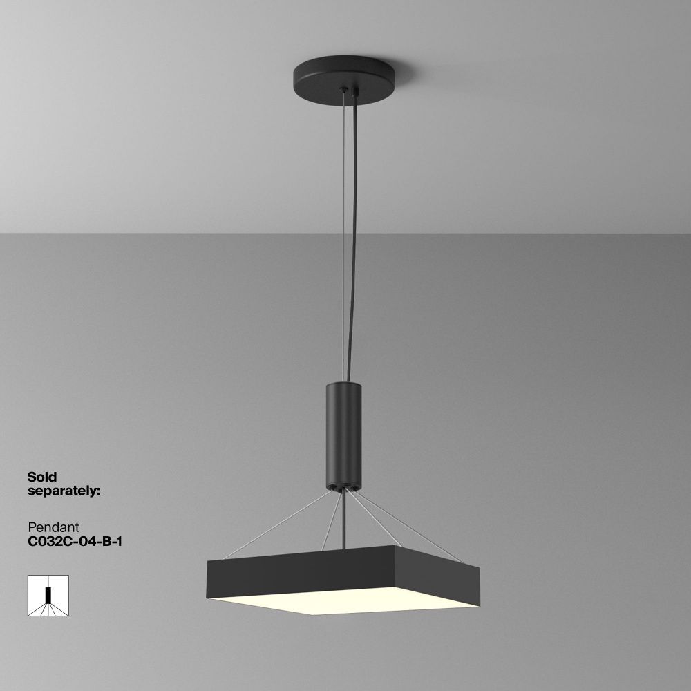 Потолочный светильник Maytoni C032CL-45W3K-SQ-B