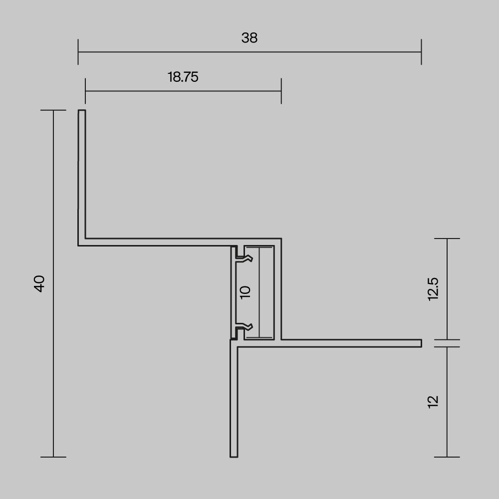 Профиль Led Strip 636024