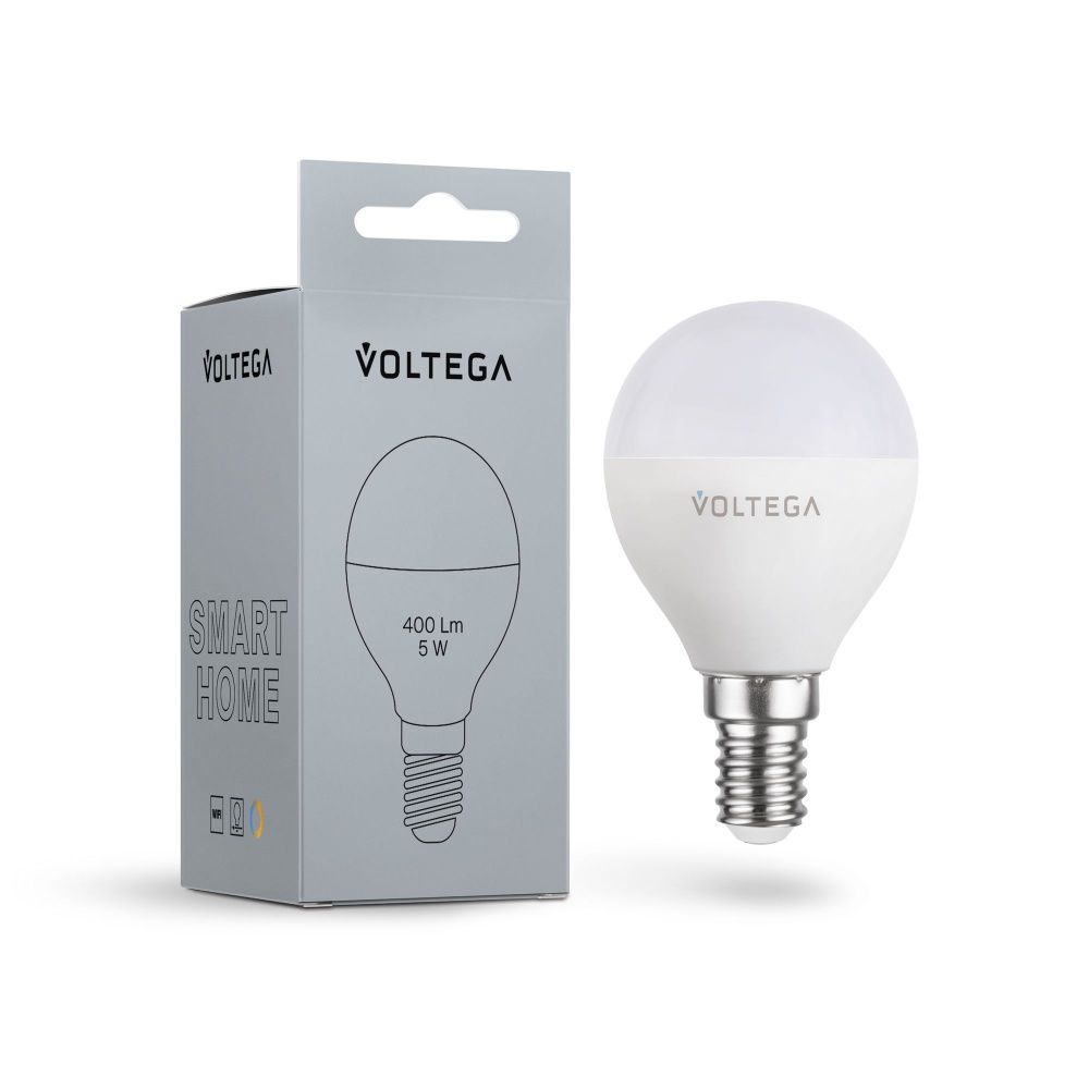 Светодиодная лампа Wi-Fi Globe E14 5W 2700K-6500K MIX DIM 180°