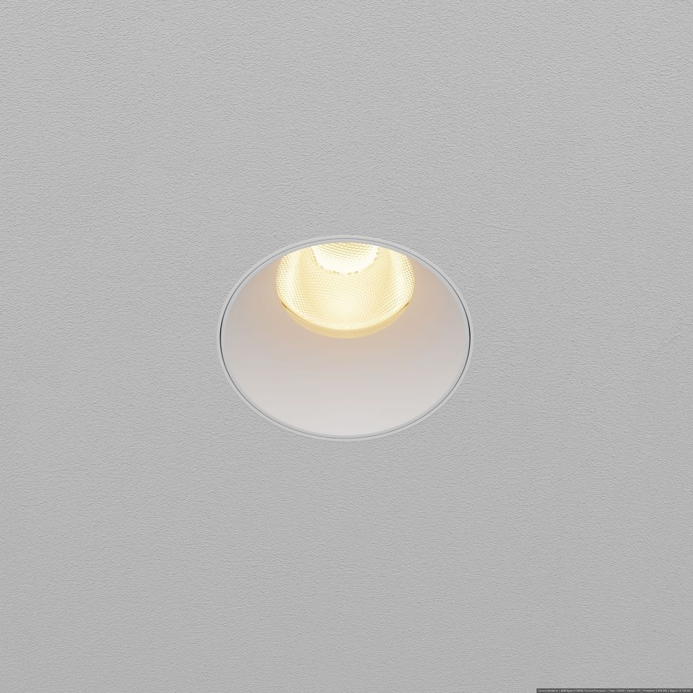 Встраиваемый светильник Maytoni DL119-10W-2.7K-TRS-W