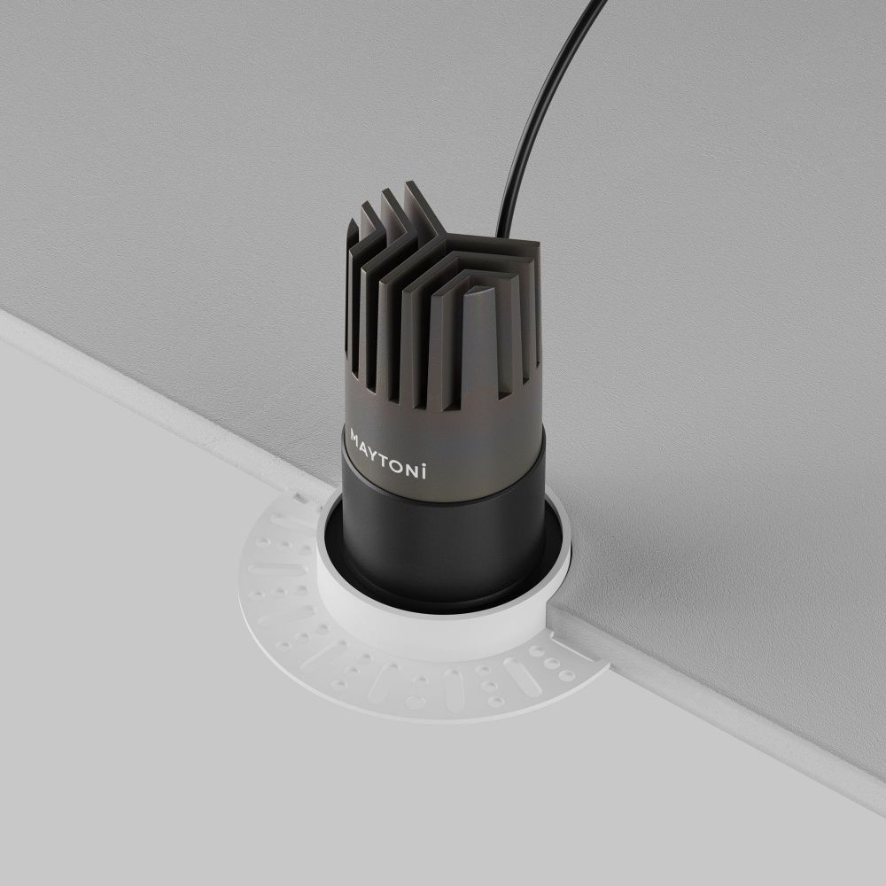 Встраиваемый светильник Maytoni DL120-10W-3K-TRS-B