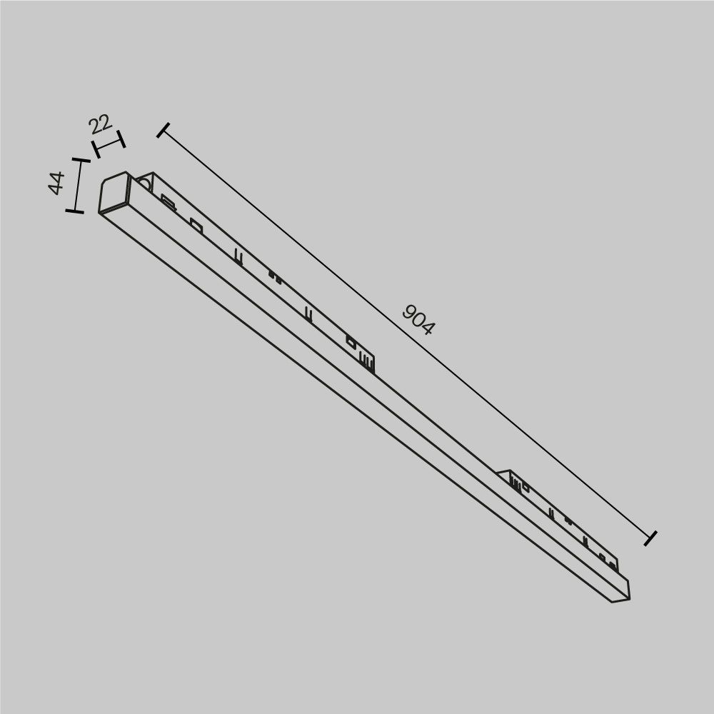 Трековый светильник Maytoni TR030-4-30WTW-DD-B