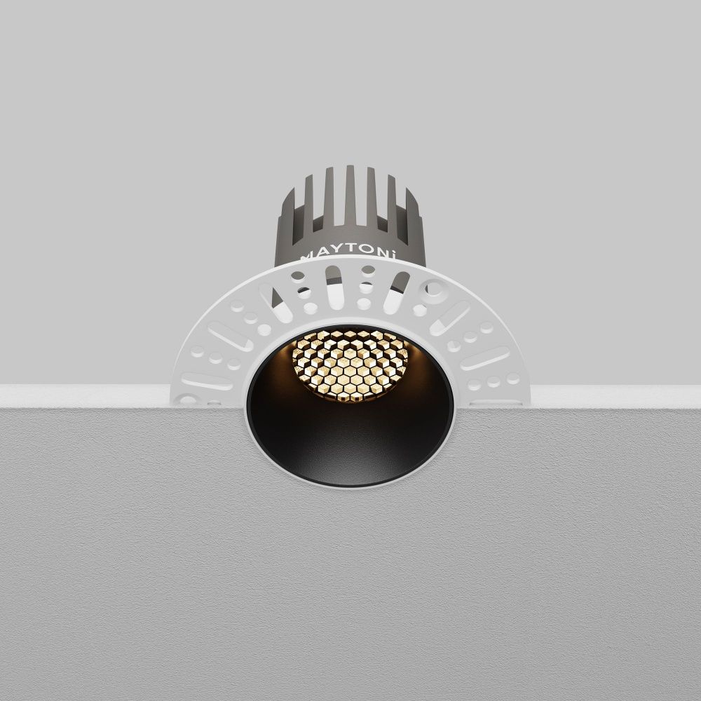 Встраиваемый светильник Maytoni DL124-10W-3K-TRS-B