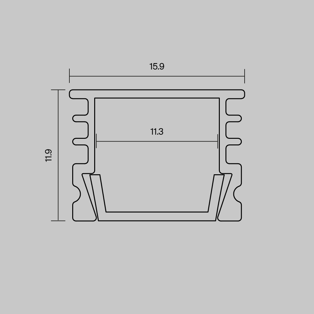 Профиль Led Strip 631012